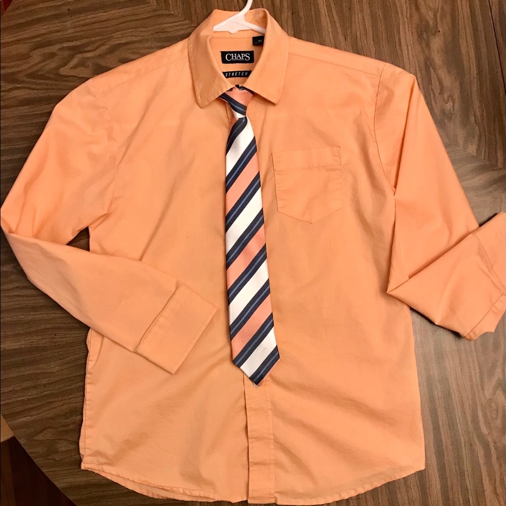 Chaps button down with tie